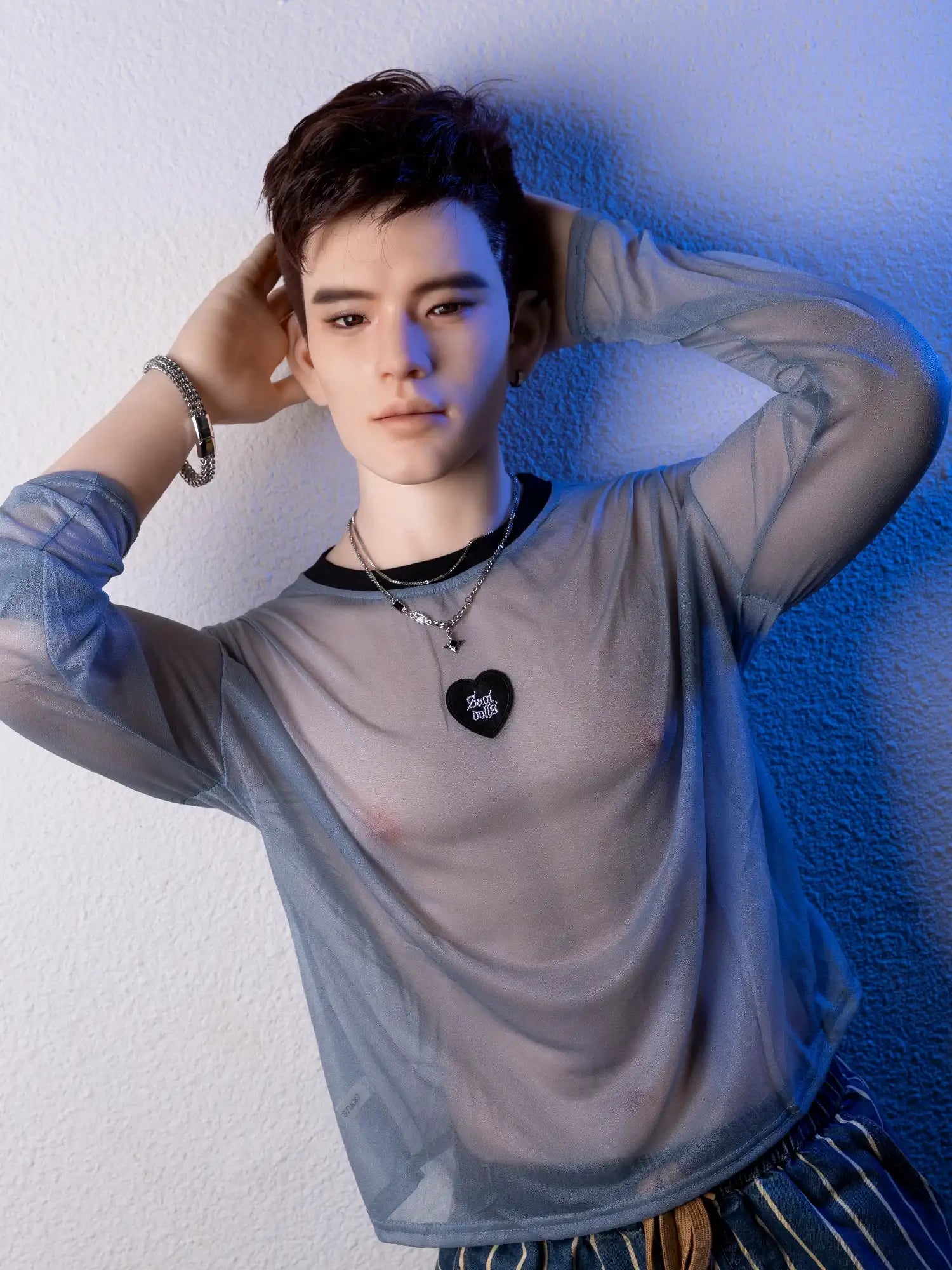 Slender Lean-Muscle Build & Asian Femboy Aesthetics Male Sex Doll